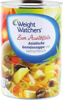 Weight Watchers Asiatische Gemüsesuppe mit Hühnerfleisch