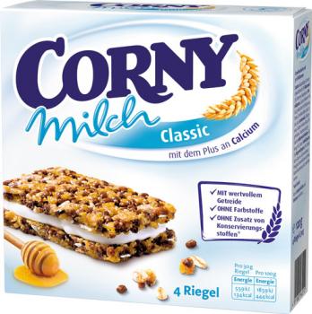 Corny Milch Classic Müsliriegel, 4 Stück, 120g