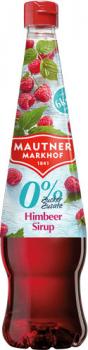 Mautner Markhof 0 % Zucker Himbeer-Sirup, ohne Zuckerzusatz, EINWEG PET