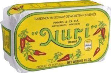 Nuri Sardinen in scharf gewürztem Olivenöl
