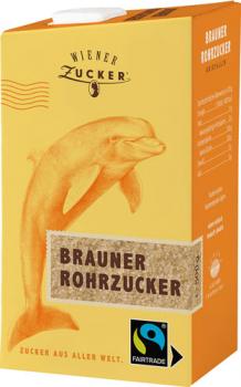 Wiener Zucker Fairtrade Brauner Rohrzucker Kristallin, 500g