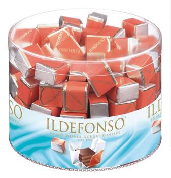 Ildefonso Nougat-Konfekt, 80 Stück, Klarsichtdose