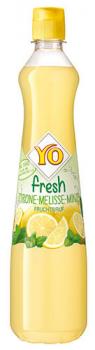 YO fresh Zitrone-Melisse-Minze-Fruchtsirup, EINWEG PET