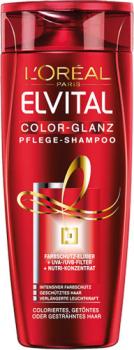 Elvital Color-Glanz Farbschutz Pflege-Shampoo, für coloriertes oder gesträhntes Haar, 250ml