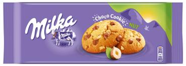 Milka Choco Cookie Nut, Kekse mit Schoko- und Nussstückchen