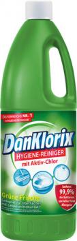 DanKlorix Hygiene-Reiniger Grüne Frische, entfernt 99,9 % Bakterien