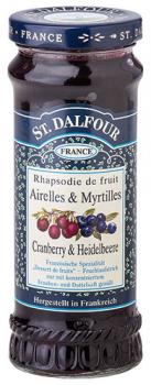 St. Dalfour Fruchtaufstrich Cranberry & Heidelbeeren