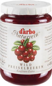 Darbo Naturrein Wildpreiselbeer-Konfitüre Extra