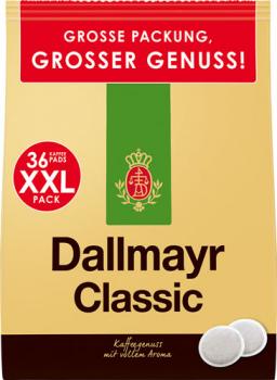 Dallmayr Kaffee-Pads Classic XXL, 36 Portionen