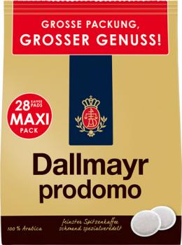 Dallmayr Kaffee-Pads Prodomo XXL, 28 Portionen
