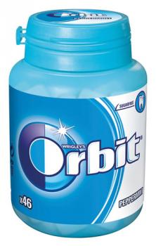 Wrigley's Orbit Peppermint Dragees, zuckerfrei, 46 Stück, 64g