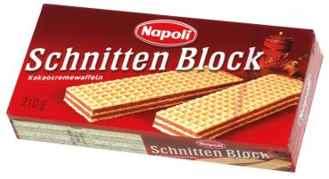 Napoli Schnittenblock, 210 Gramm Packung