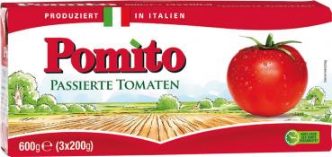 Pomito Passierte Tomaten, 600g (3 x 200 g Pkg.)