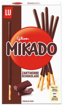 LU Mikado Zartherbe Schokolade, Sticks mit Schokolade