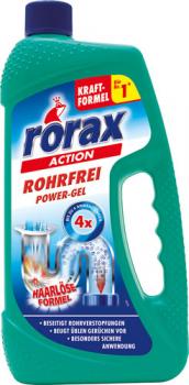 Rorax Action Rohrfrei Power-Gel, Abflußreiniger