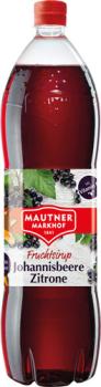 Mautner Markhof Johannisbeere-Zitrone Fruchtsirup, EINWEG PET