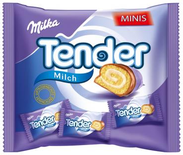 Milka Tender Minis Milch, 8 Stück