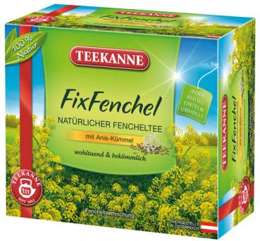 Teekanne FixFenchel, Kräutertee, 40 Teebeutel im Kuvert