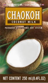 Chaokoh Kokosmilch, 16 % Fett, UHT-Tetrapak, 250 ml