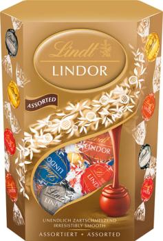 Lindt Lindor Kugeln 3 Sorten (Haselnuss, Milch, Dunkel), 500g