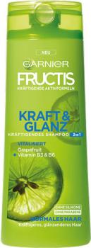 Garnier Fructis Kraft & Glanz Kräftigendes Shampoo, für normales Haar, 250ml