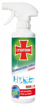 Lysoform Desinfektions-Spray Lemon, Pumpe, 350ml