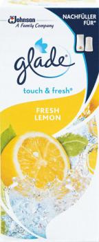 Glade Touch & Fresh Minispray Fresh Lemon, NACHFÜLLUNG (Kartusche), 10ml