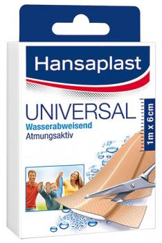 Hansaplast Universal Pflaster, wasserabweisend, zuschneidbar, 10 Stück à 10 x 6 cm