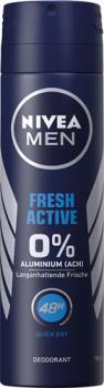 Nivea Men Fresh Active 0 % Aluminium, 48h Deo Spray