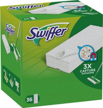 Swiffer DRY Boden-Staubtücher, Nachfüll-Pack, 36 Stück