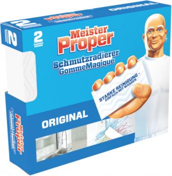 Meister Proper Schmutzradierer Original, Reinigungsschwamm, 2 Stück Packung