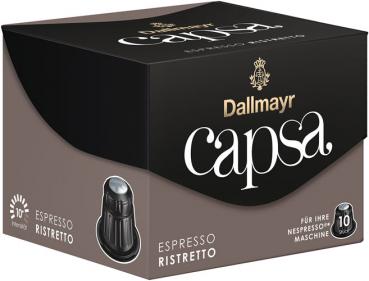 Dallmayr Capsa Espresso Ristretto 10, Nespresso-kompatibel, 10 Kaffeekapseln
