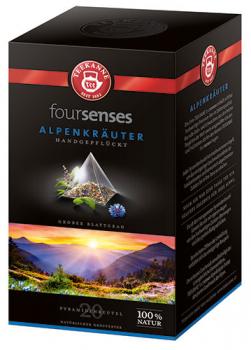 Teekanne foursenses Alpenkräuter, Pyramidenbeutel