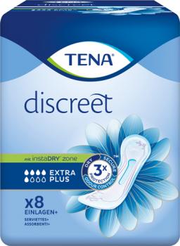 TENA Discreet Extra Plus Einlagen, mittlere Blasenschwäche