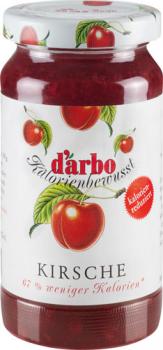 Darbo Kalorienbewusst Kirsche, kalorienreduzierte Konfitüre