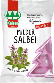 Kaiser Milder Salbei zuckerfrei, Hustenbonbons