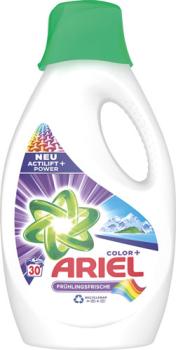 Ariel Color+ Frühlingsfrische Actilift Power, Colorwaschmittel, flüssig 30 WG, 1.65 Liter