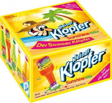 Kleiner Klopfer Sunshine Mix, 5 Sorten mit 15 - 17 % Vol.Alk., 25 x 20 ml