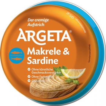 Argeta Sardine & Makrele, Aufstrich, glutenfrei