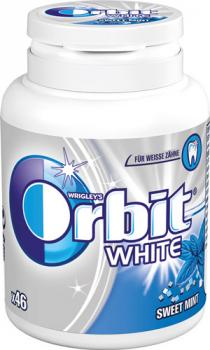Wrigley's Orbit White Sweet Mint Dragees, 46 Stück, 64 Gramm