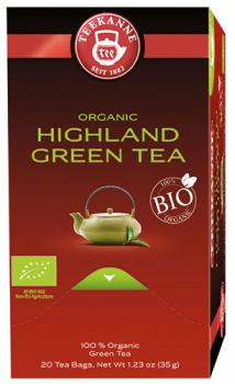 Teekanne Bio Hochland Grüntee, Teebeutel im Kuvert, 2. Entnahmefach/displaytauglich