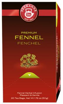 Teekanne Premium Fenchel, Kräutertee, Teebeutel im Kuvert, 2. Entnahmefach/displaytauglich
