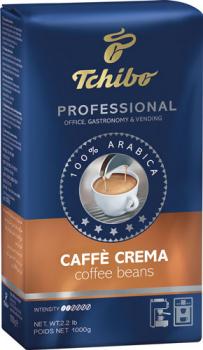 Tchibo Professional Caffè Crema, 5* Barista-Qualität, Ganze Bohne, 1kg