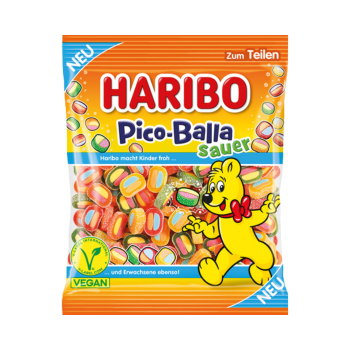560310 Haribo Pico ­Balla sauer, vegan, 160g