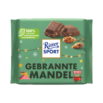 Ritter Sport Gebrannte Mandel, 100g