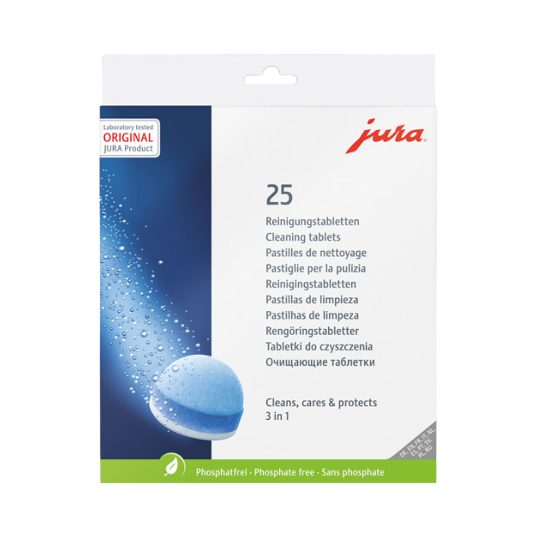 JURA 3-Phasen-Reinigungstabletten für Kaffeevollautomaten 25er Pack (25045) - Image 13