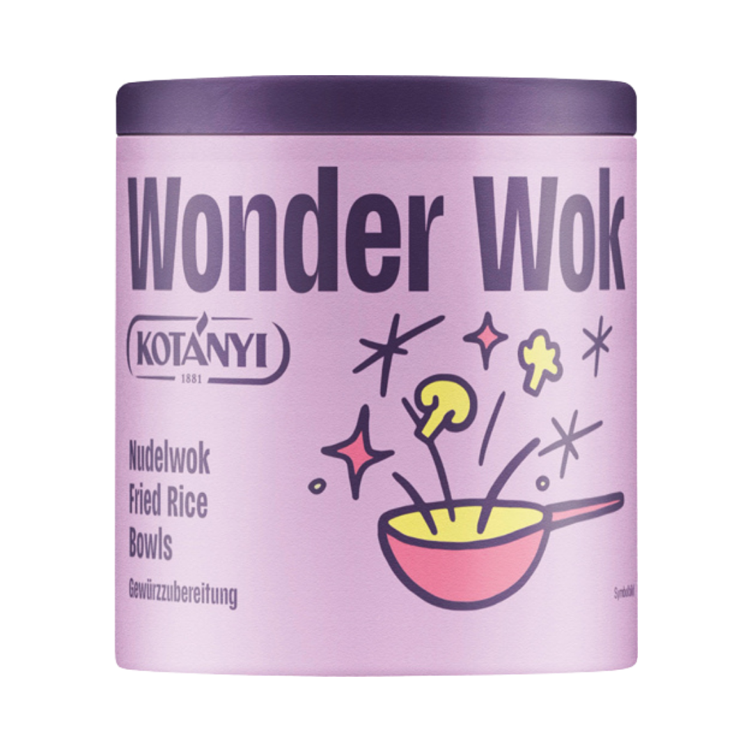 Kotanyi Everyday Wonder Wok, Gewürzzubereitung für Nudelwok, Bowls, Fried Rice, 70g