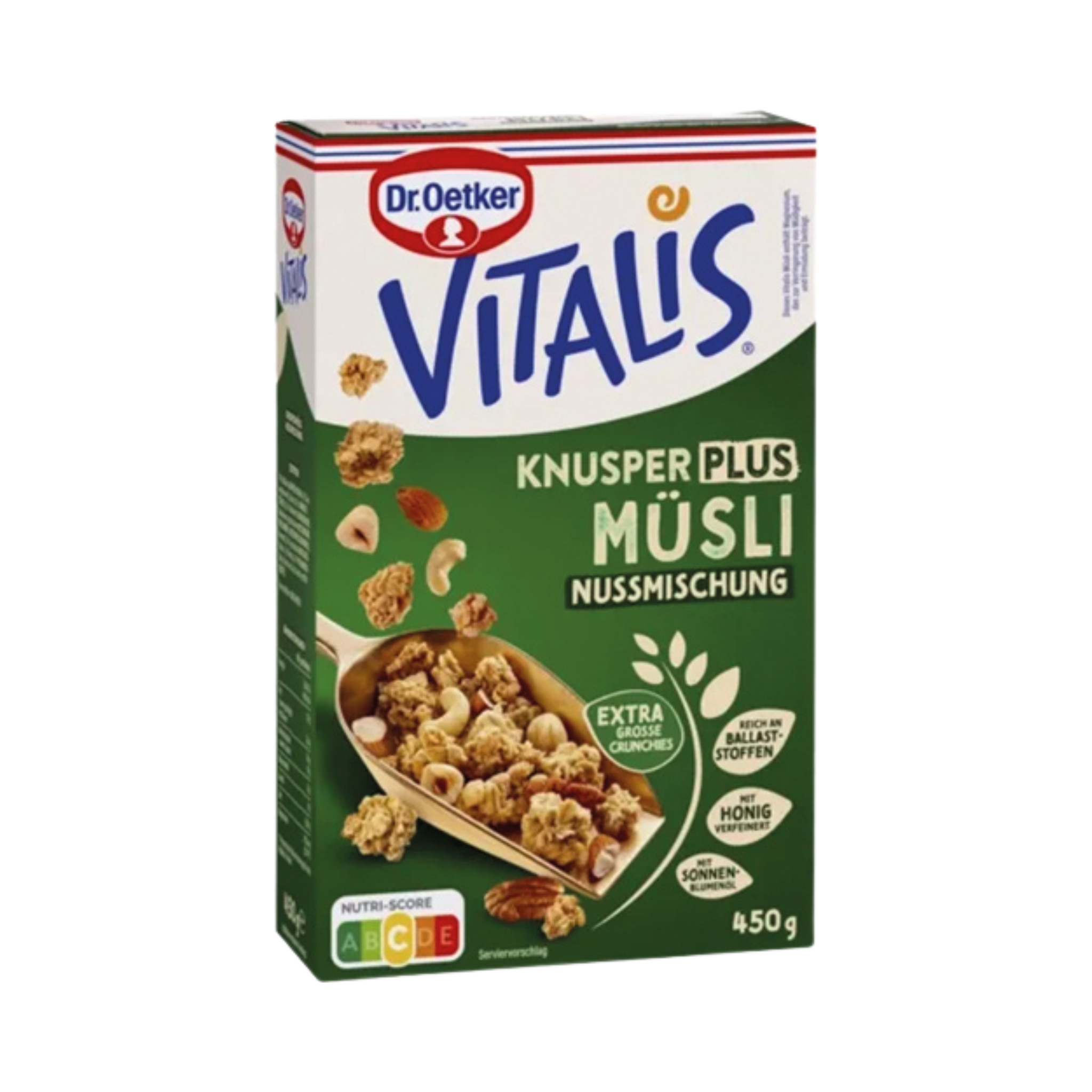 Dr. Oetker Vitalis Knusper Müsli Plus Nussmischung, 450g