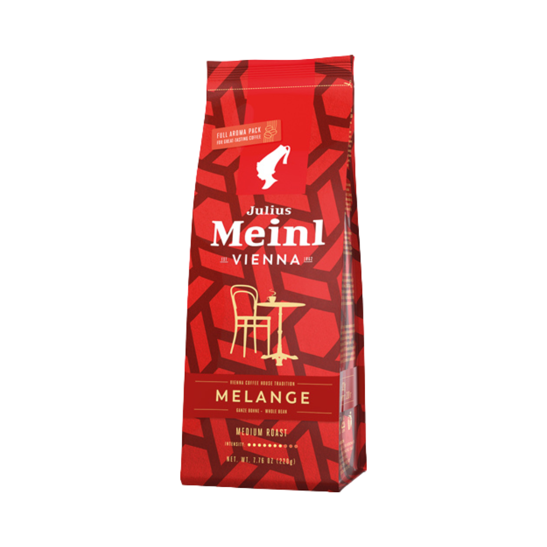 Julius Meinl Vienna Melange Medium Roast, Ganze Bohne, 220g