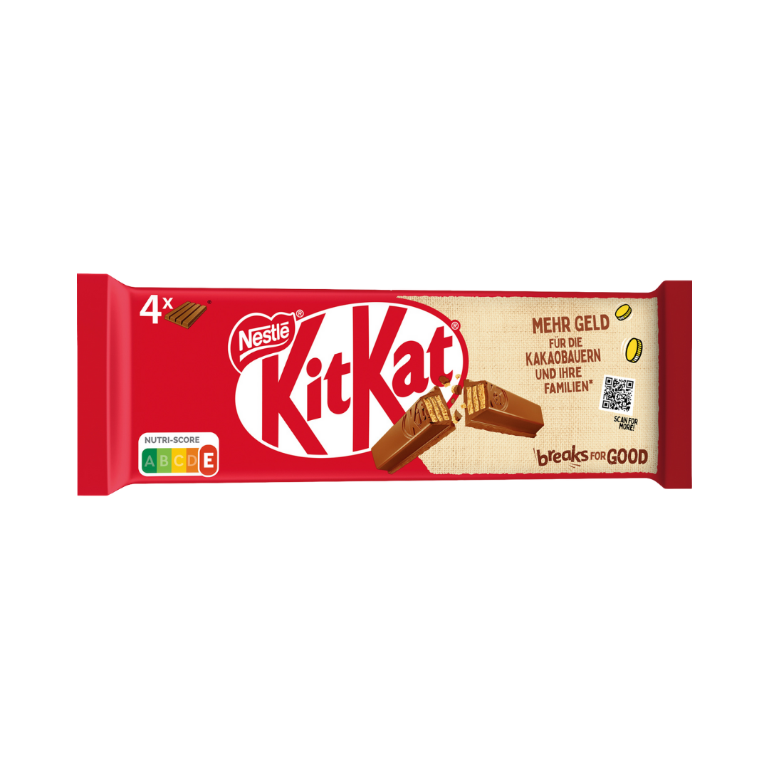 KitKat Classic, 4er Packung, 166g